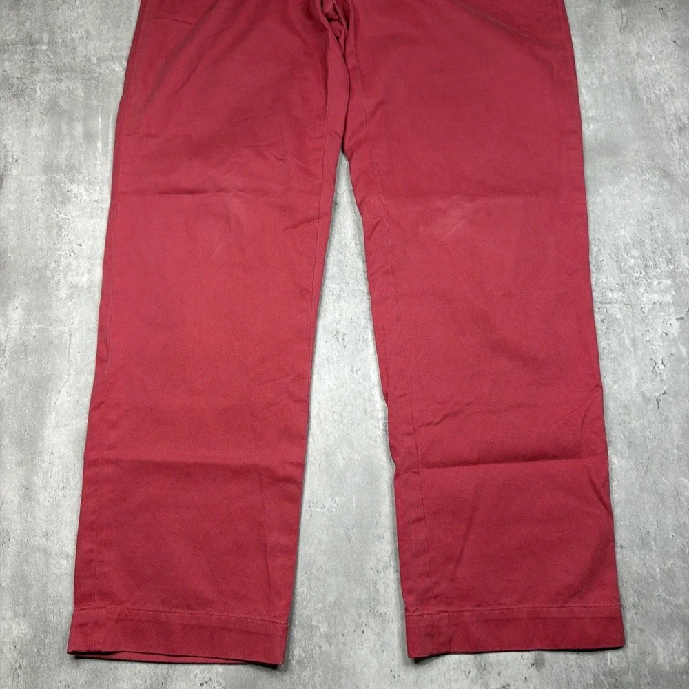 Polo Ralph Lauren Bedford Chino Classic Fit Red Cotton Twill Pants Size 32x30